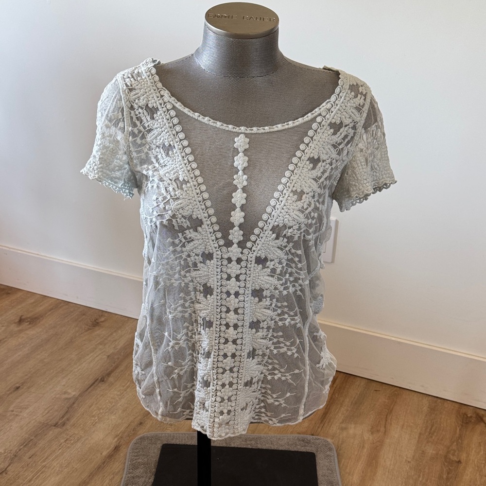 Sundance Ivory Lace Blouse